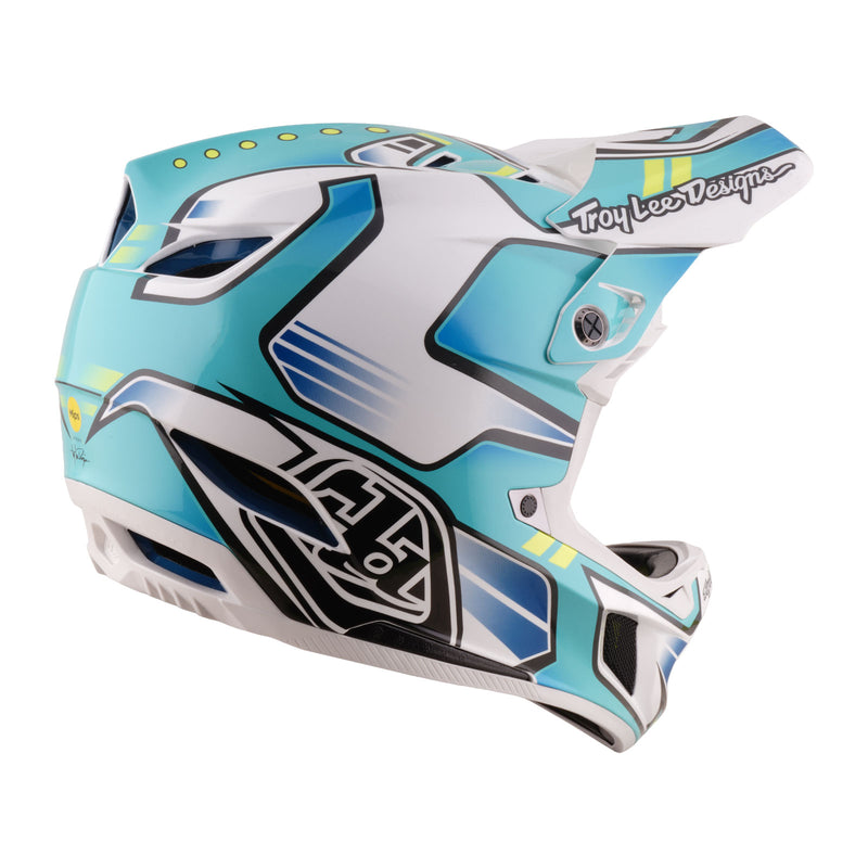 D4 Composite Helmet Crest Real Teal