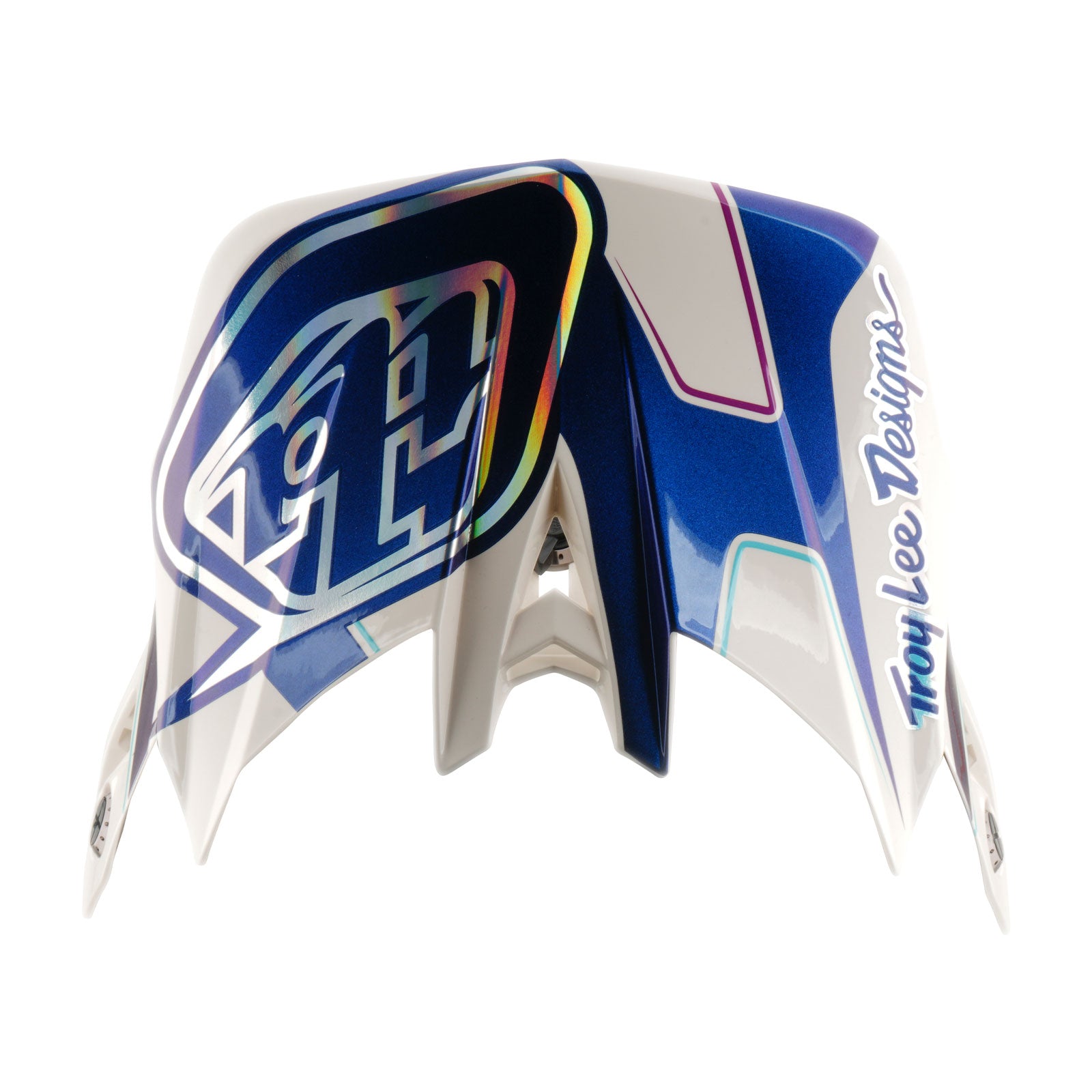 D4 Visor Flared White / Indigo – Troy Lee Designs