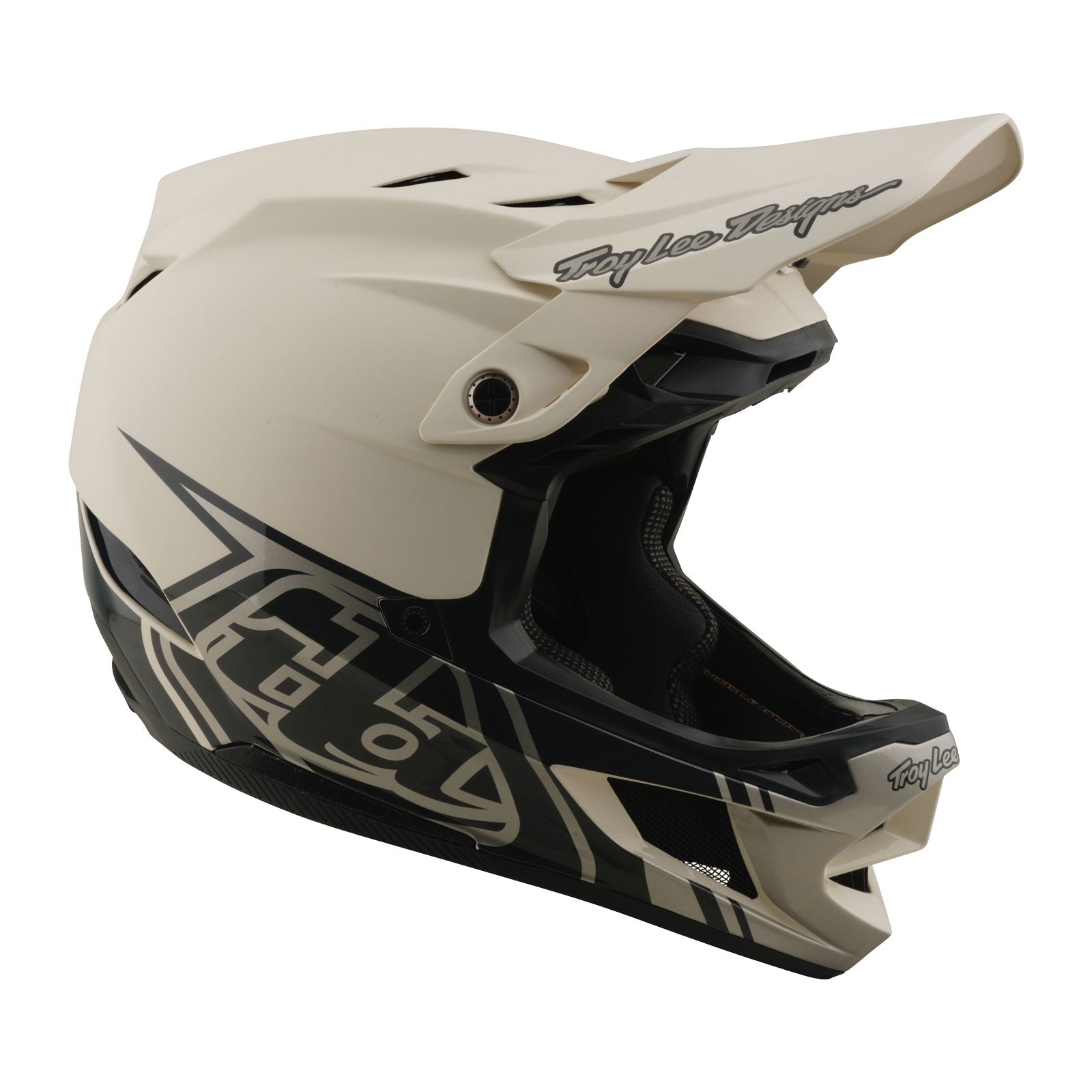 carbon downhill helm Troy Lee Designs D4 Composite MIPS Helmet Stealth Pumice, S