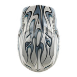 D4 Composite Helmet Torched White / Silver