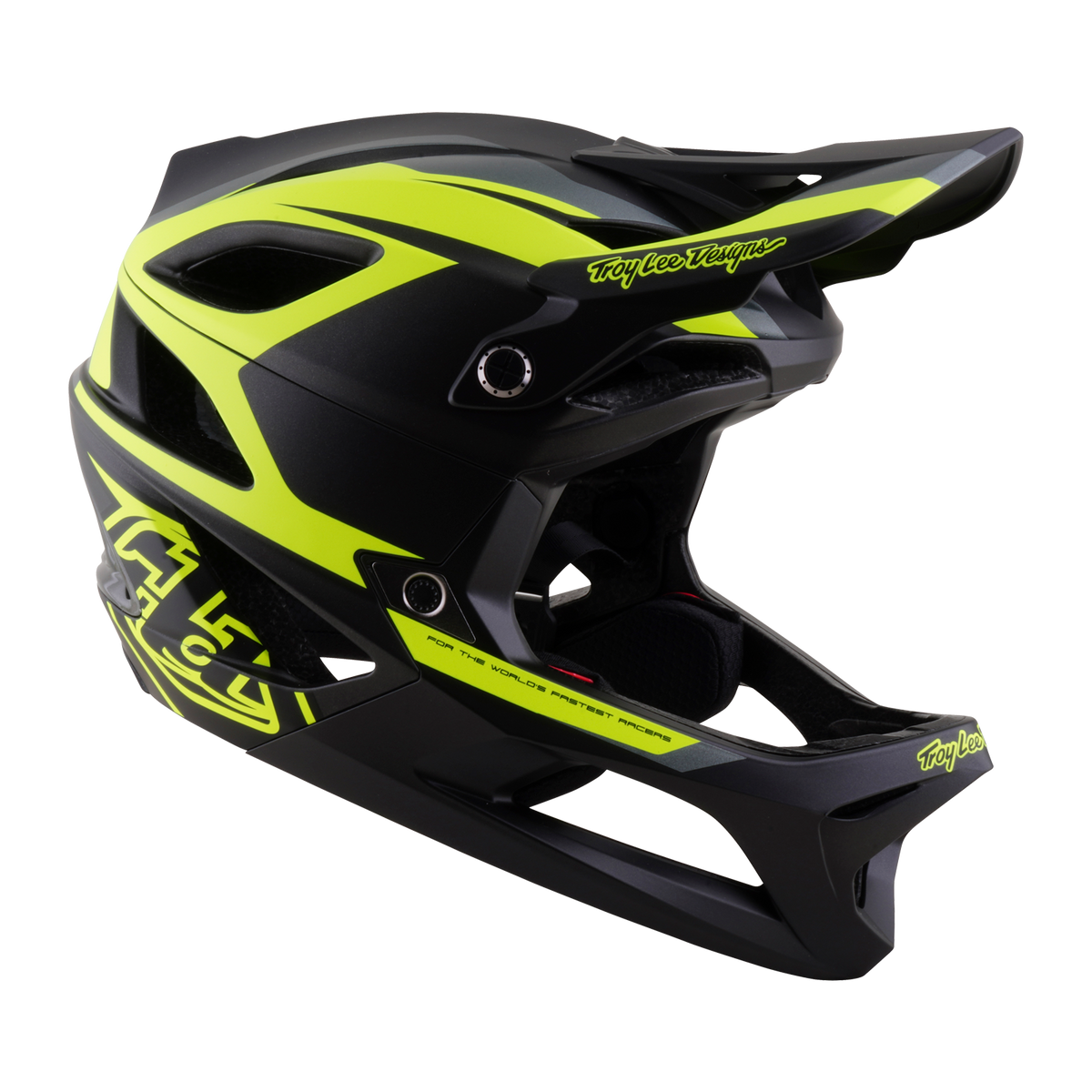 Stage 2 Helmet High Vz Charcoal / Flo Yellow