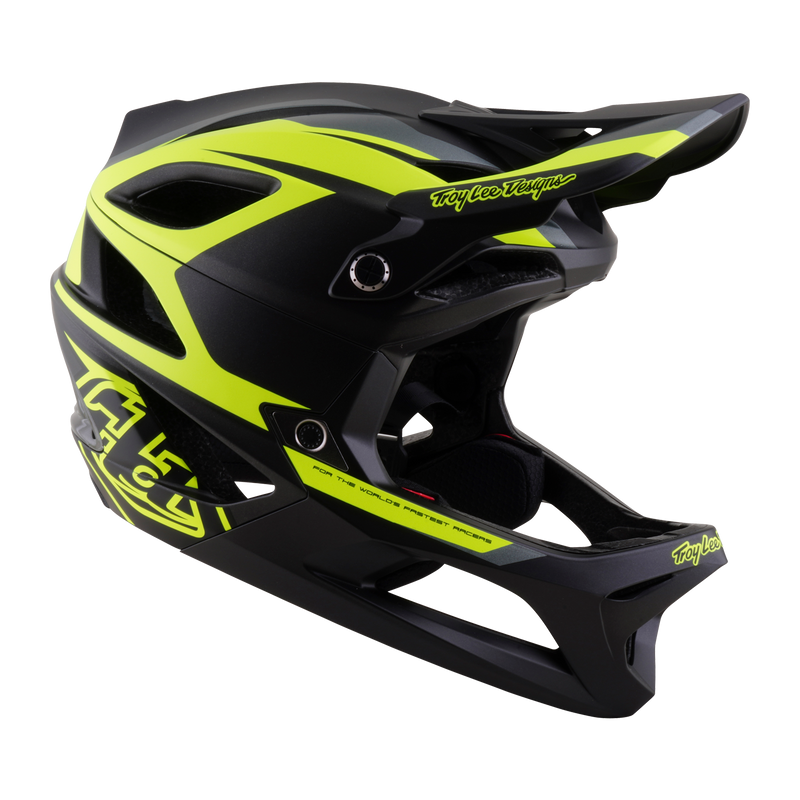 Stage 2 Helmet High Vz Charcoal / Flo Yellow