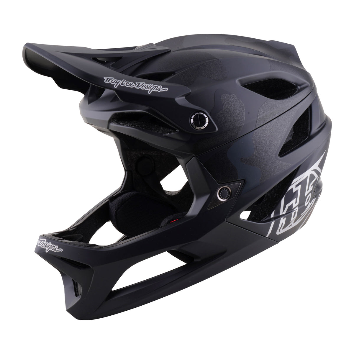 Stage 2 Helmet Split Black Camo