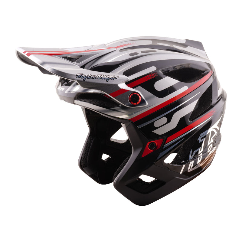 Troy Lee Designs Stage Stunt Helmet Circuit Black, Black / MD/LG