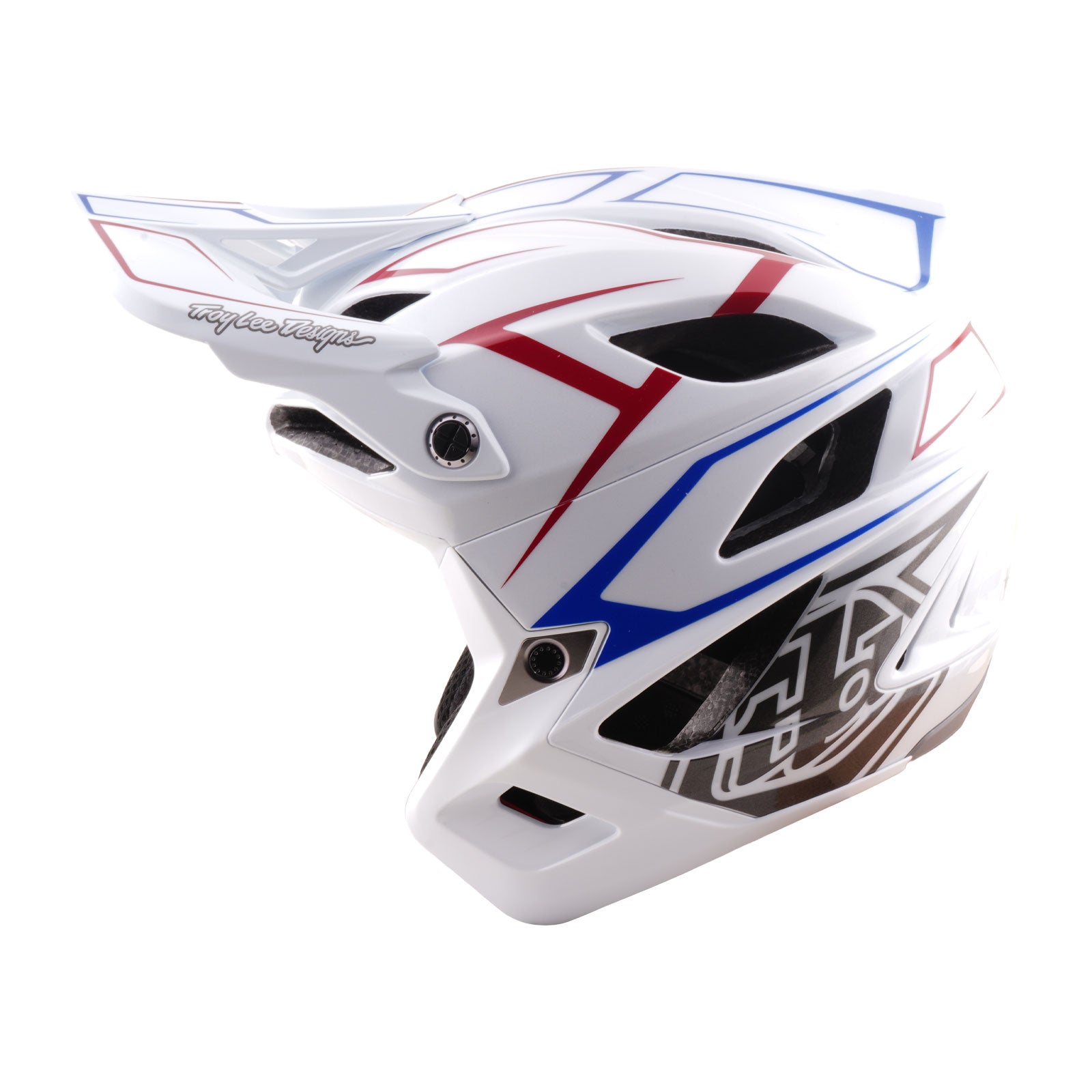Stage Stunt Helmet Pinstripe White – Troy Lee Designs