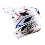 Stage Stunt Helmet Pinstripe White