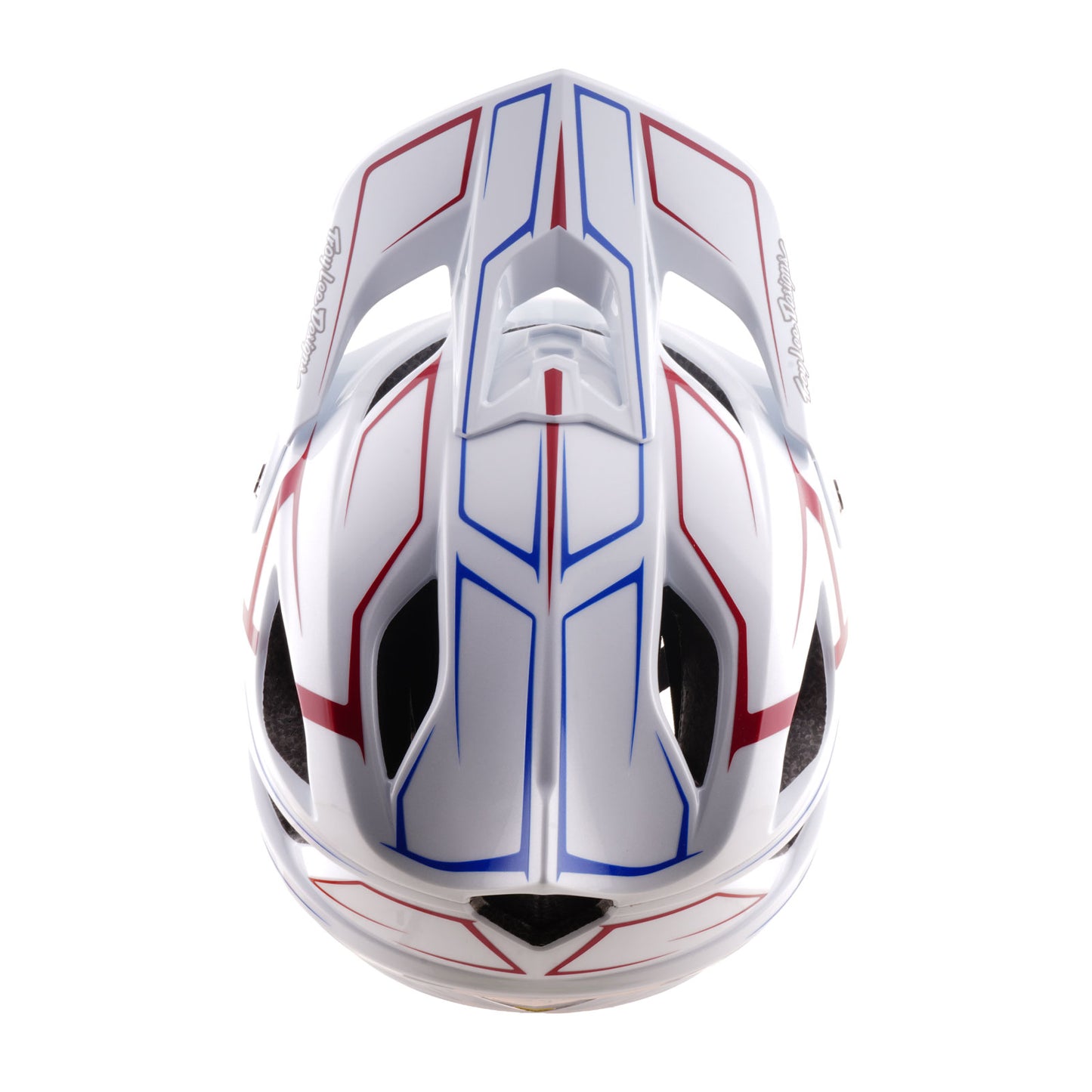 Stage Stunt Helmet Pinstripe White