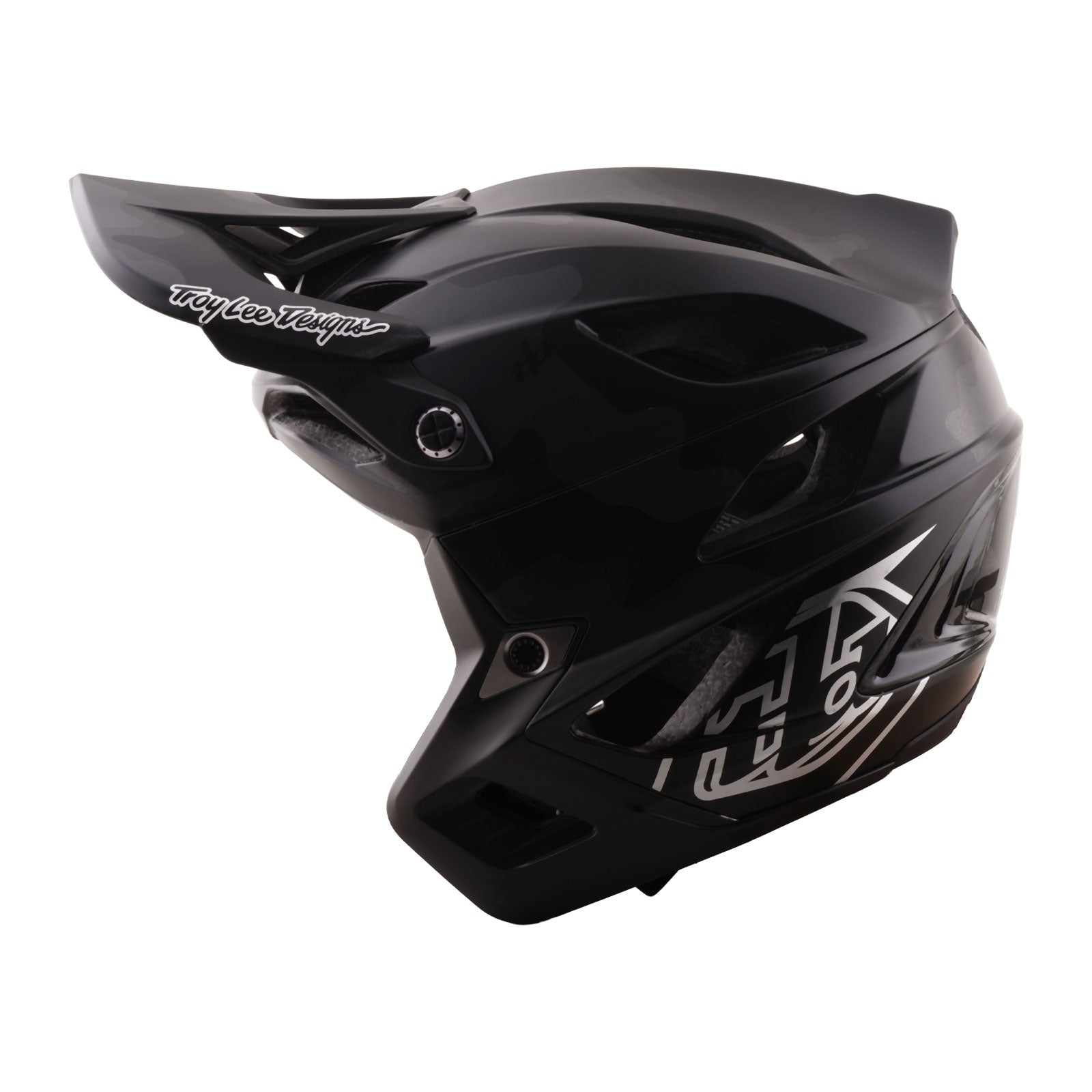 Troy Lee Designs Stage Stunt Helmet Split Black Camo, Black Camo / XS/SM