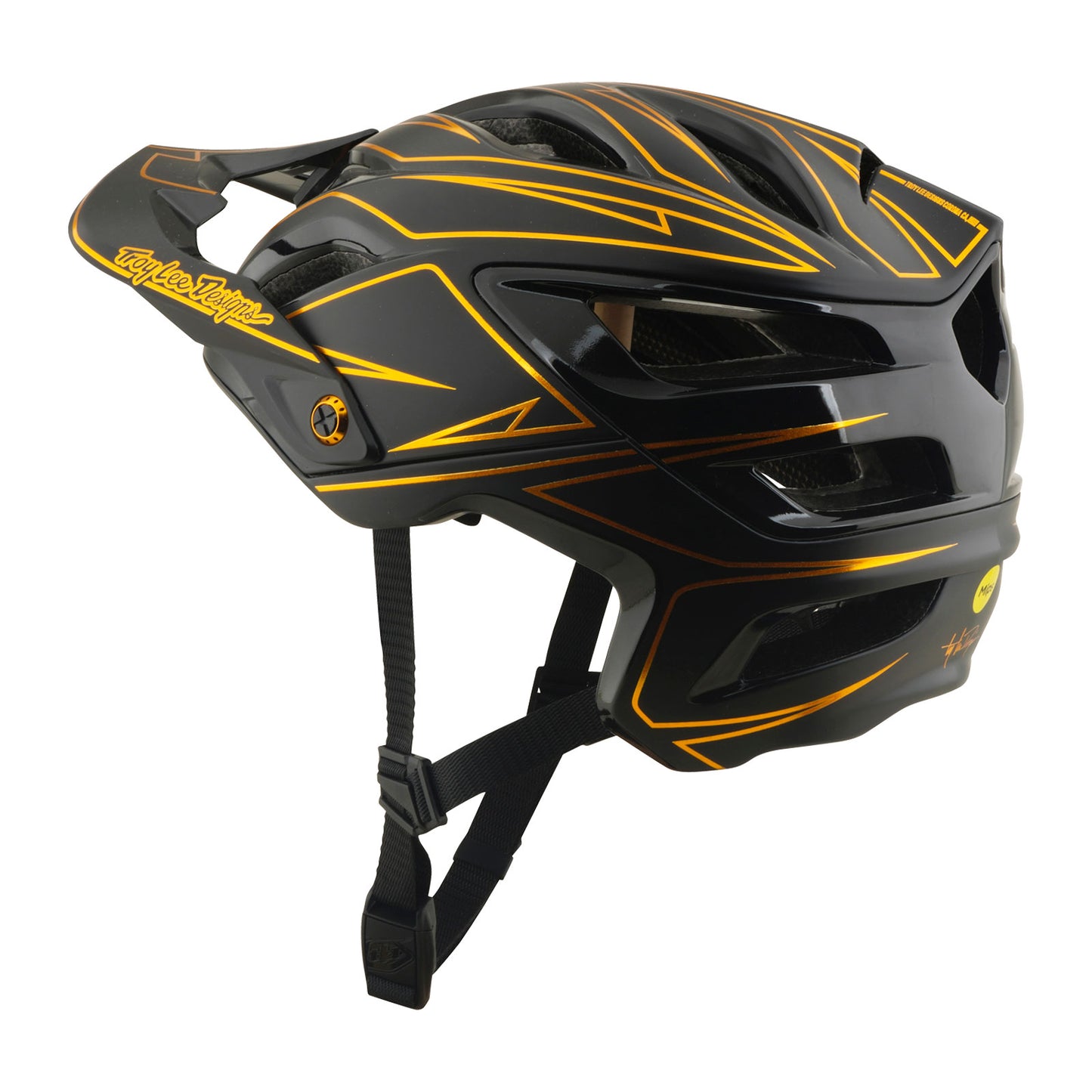 A3 Helmet Pinstripe Black