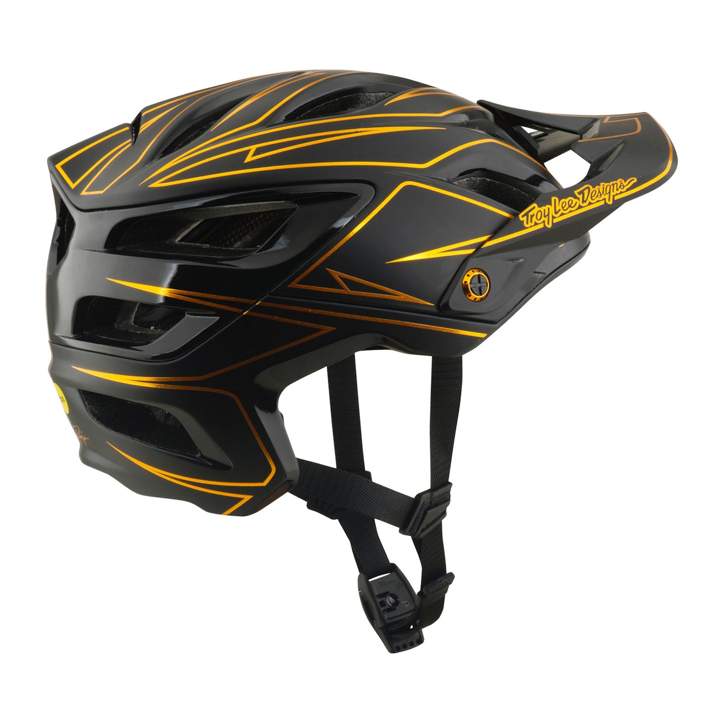 A3 Helmet Pinstripe Black