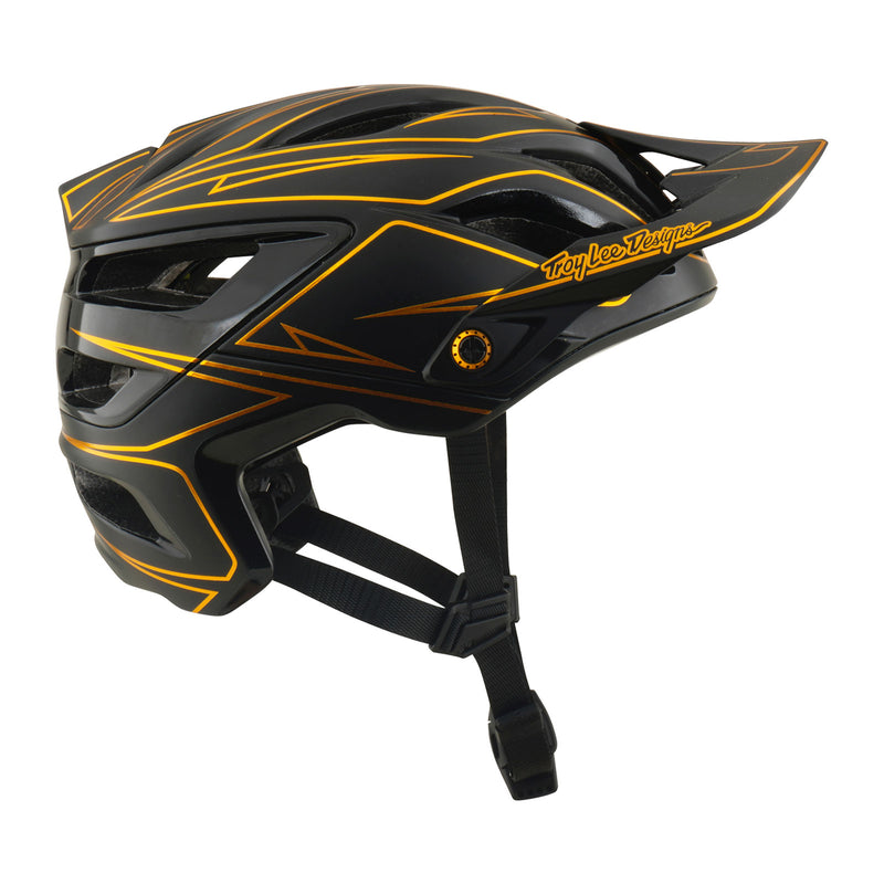 A3 Helmet Pinstripe Black