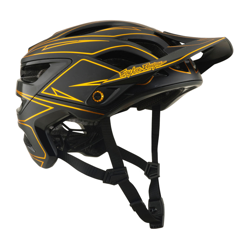 A3 Helmet Pinstripe Black
