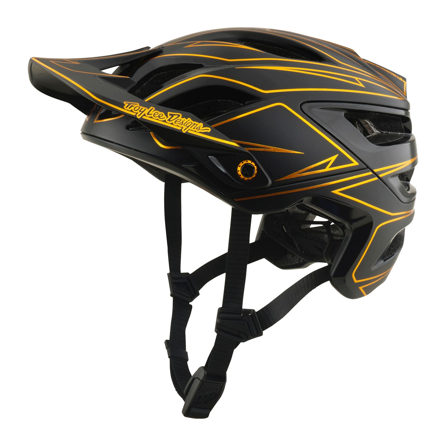 A3 Helmet Pinstripe Black