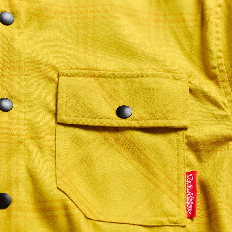 Ruckus Ride Flannel Yd Plaid Acid
