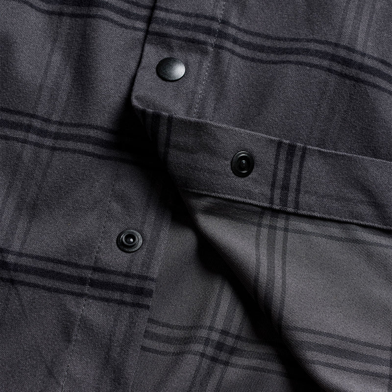 Ruckus Ride Flannel Yd Plaid Coal
