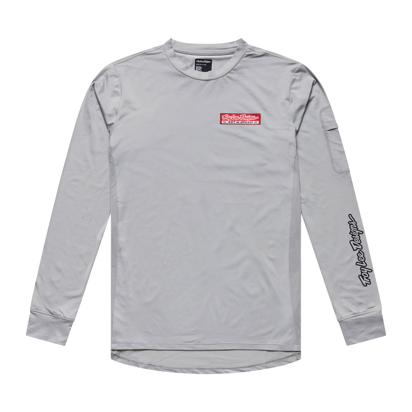 Ruckus Ride LS Tee Custom Paint Mid Gray