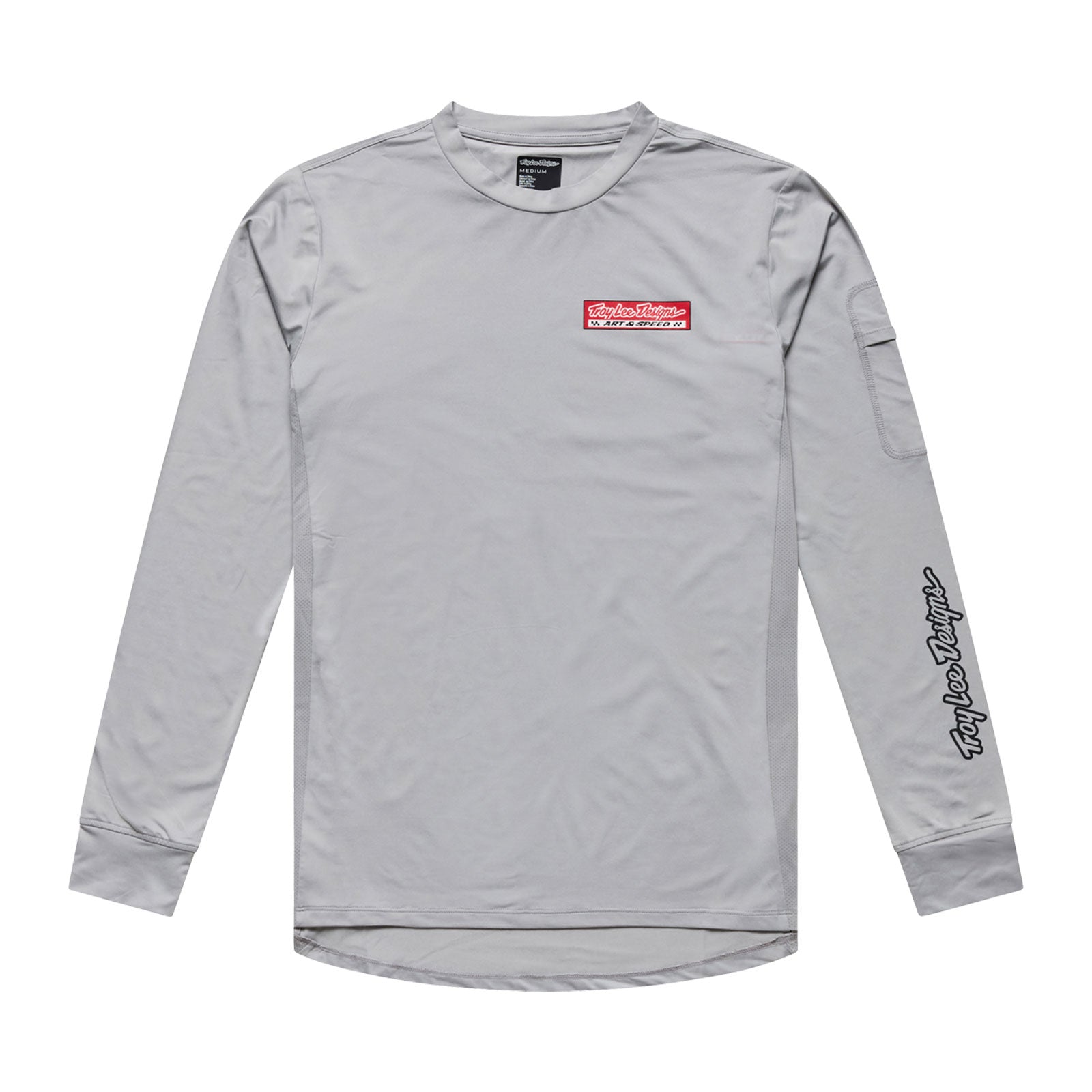 Ruckus Ride LS Tee Custom Paint Mid Gray