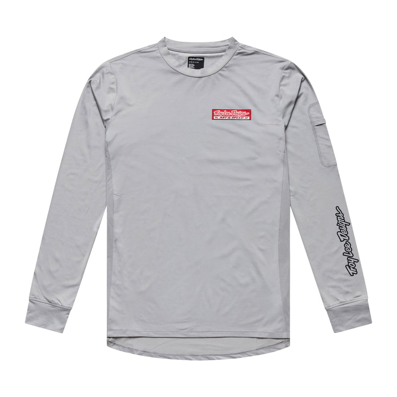 Ruckus Ride LS Tee Custom Paint Mid Gray