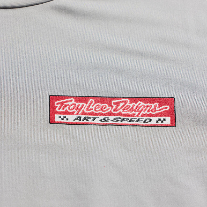 Ruckus Ride LS Tee Custom Paint Mid Gray