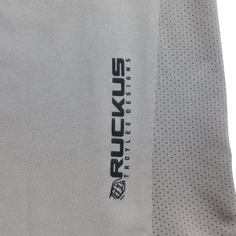 Ruckus Ride LS Tee Custom Paint Mid Gray