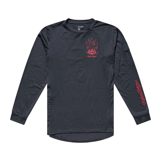 Ruckus Ride LS Tee Ember Carbon
