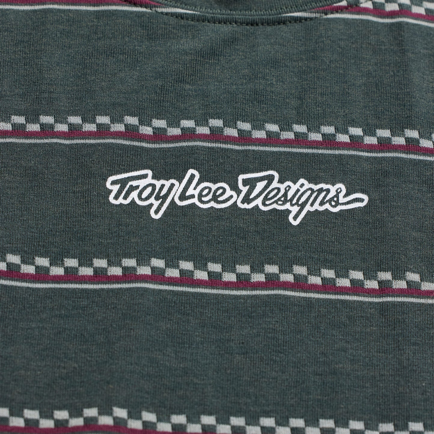 Skyline Fakie Ride LS Tee Stripe Dark Forest