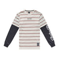 Skyline Fakie Ride LS Tee Stripe Pumice
