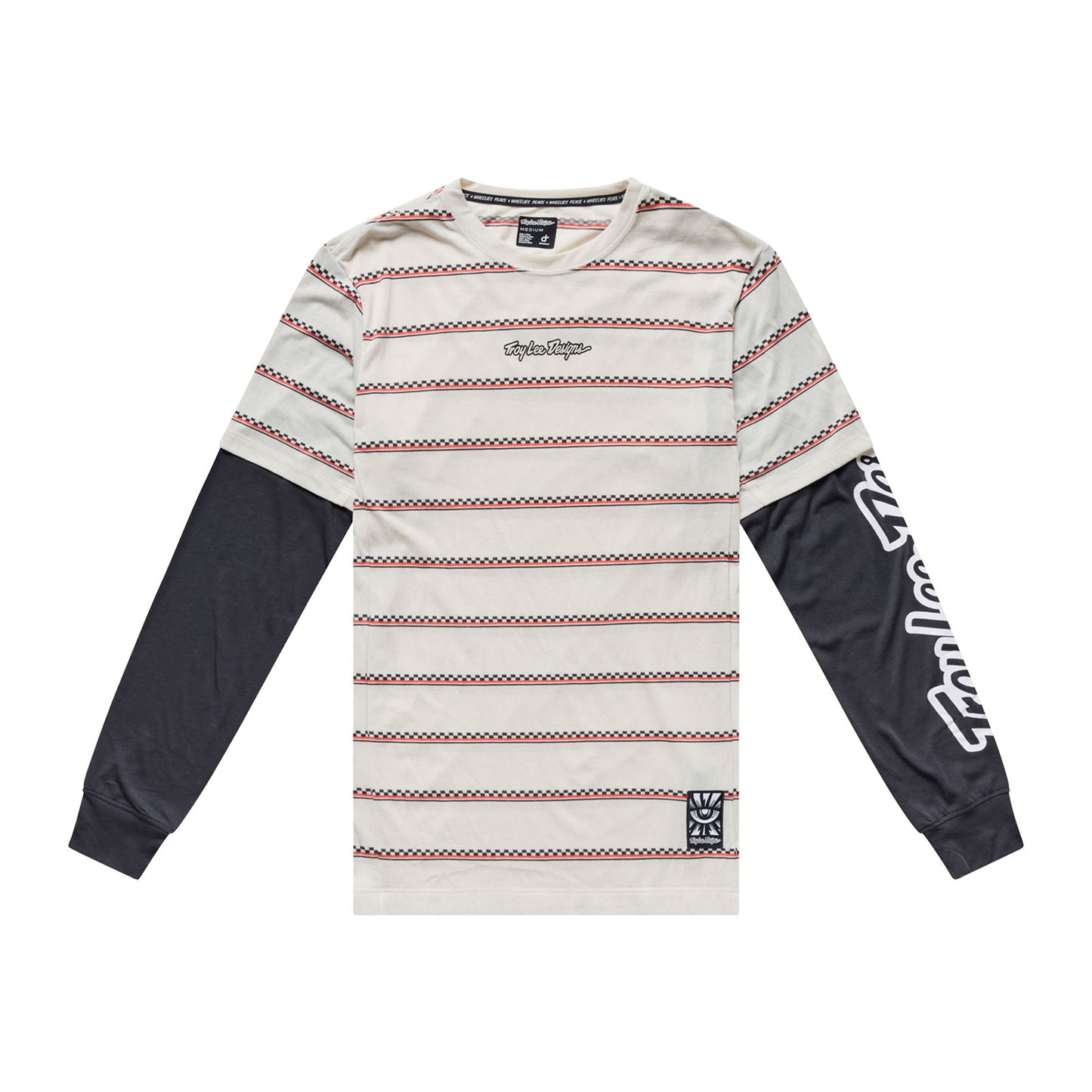 Skyline Fakie Ride LS Tee Stripe Pumice