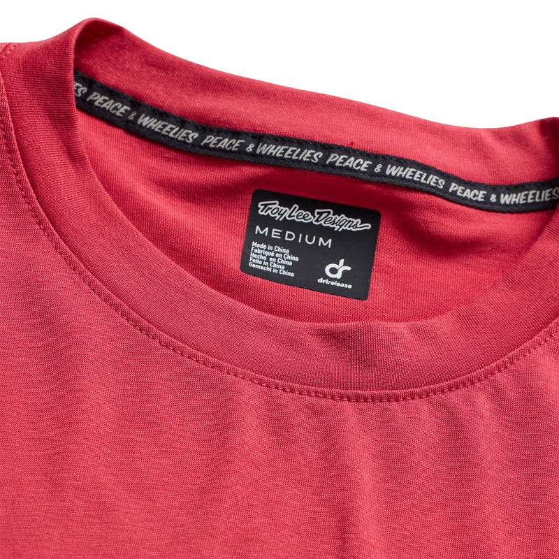 Skyline Ride LS Tee Feathered Ember Red