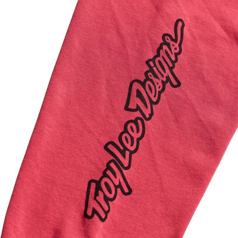 Skyline Ride LS Tee Feathered Ember Red
