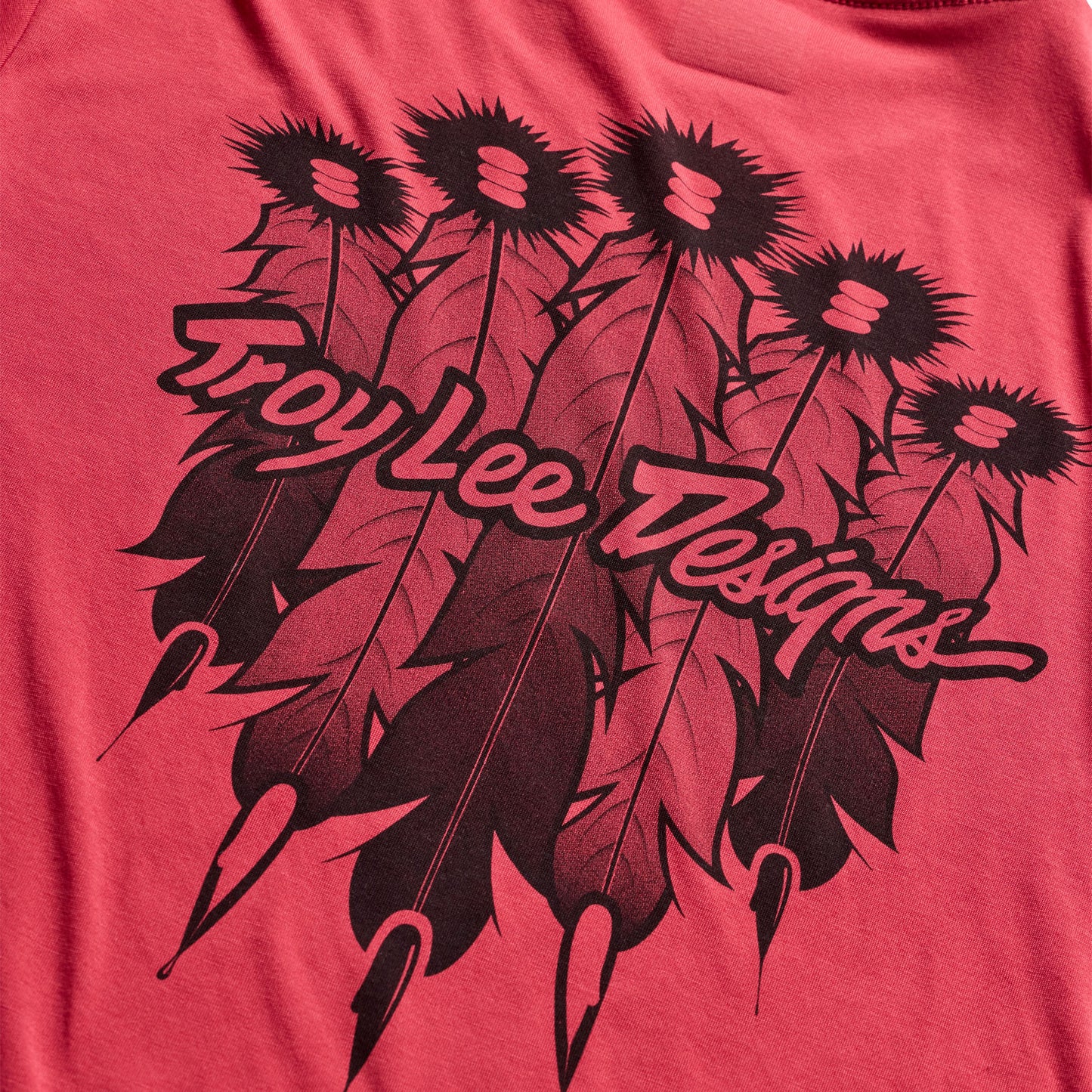 Skyline Ride LS Tee Feathered Ember Red