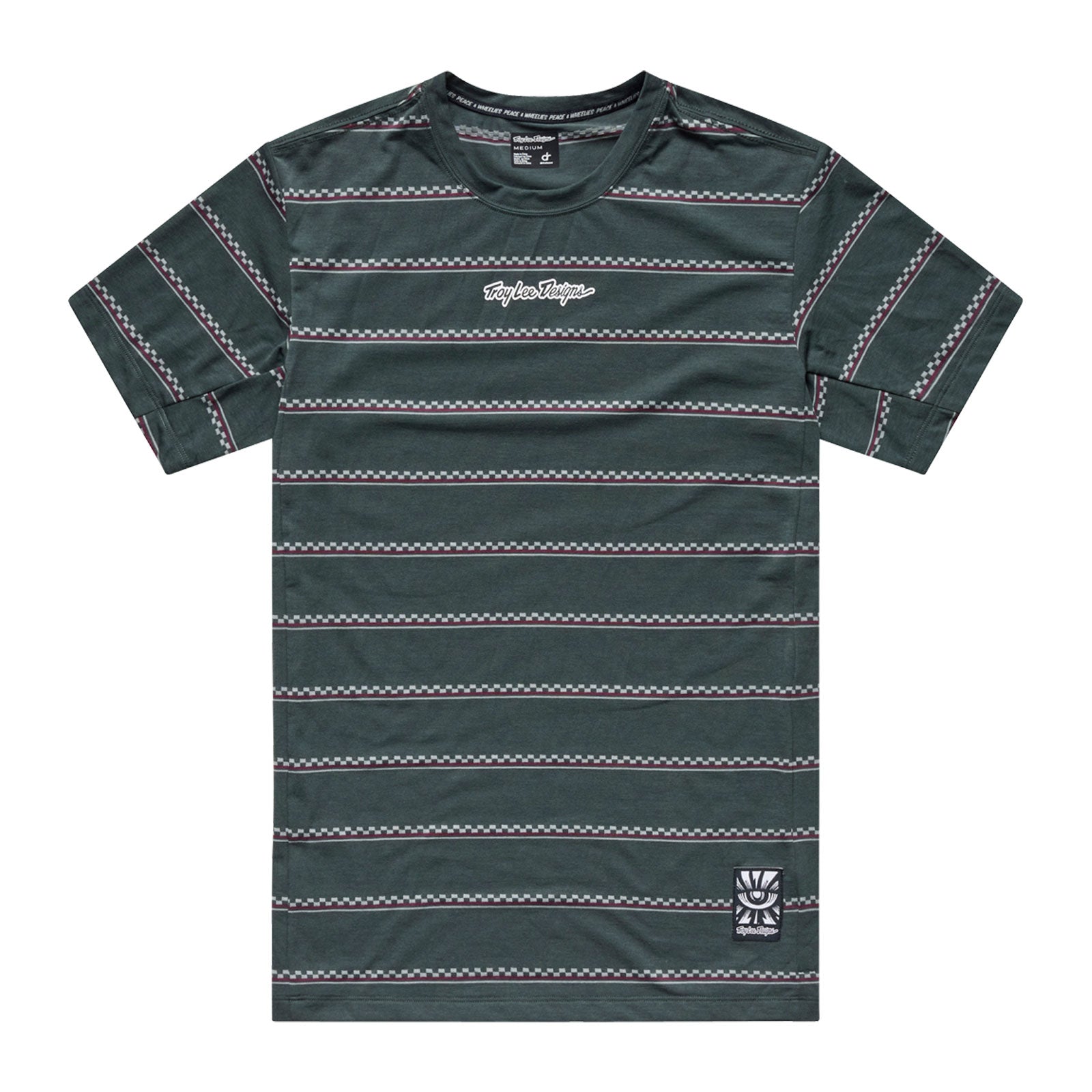 Skyline Ride SS Tee Checked Out Dark Forest