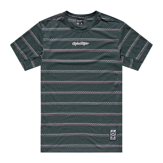 Skyline Ride SS Tee Checked Out Dark Forest