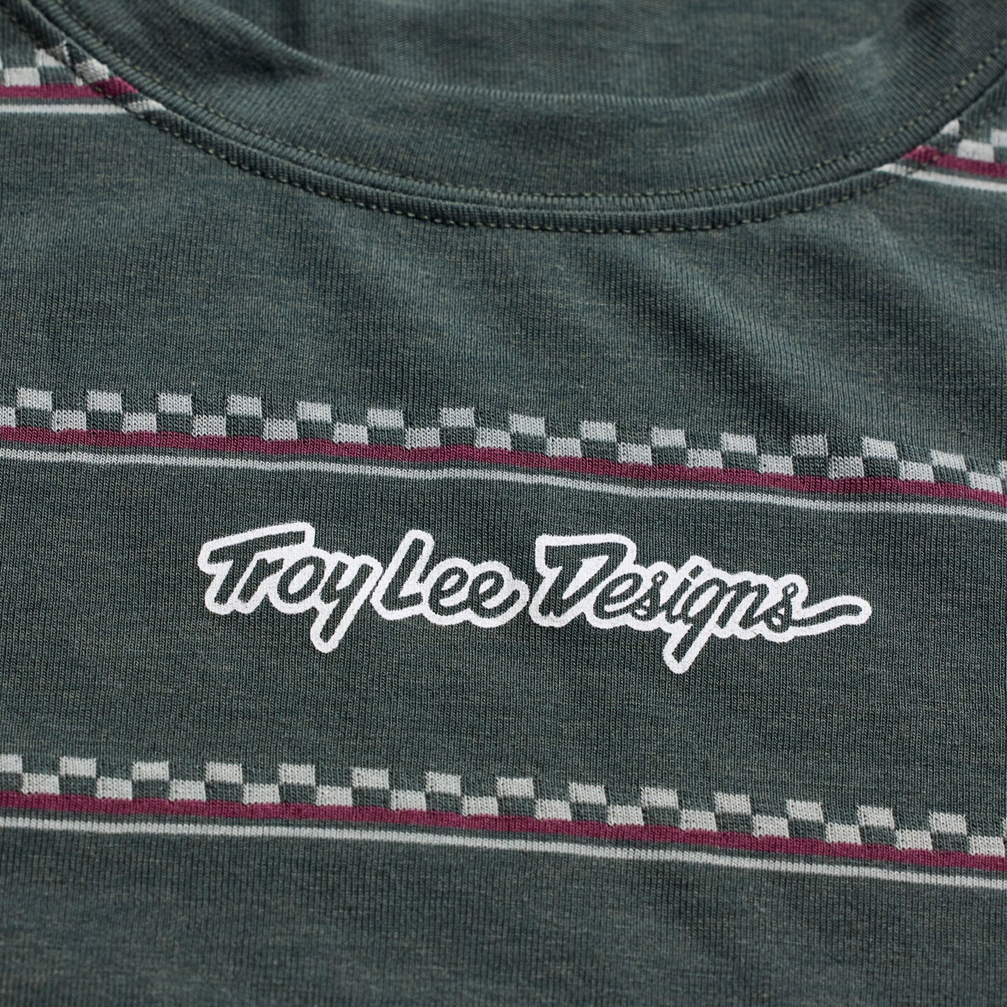 Skyline Ride SS Tee Checked Out Dark Forest