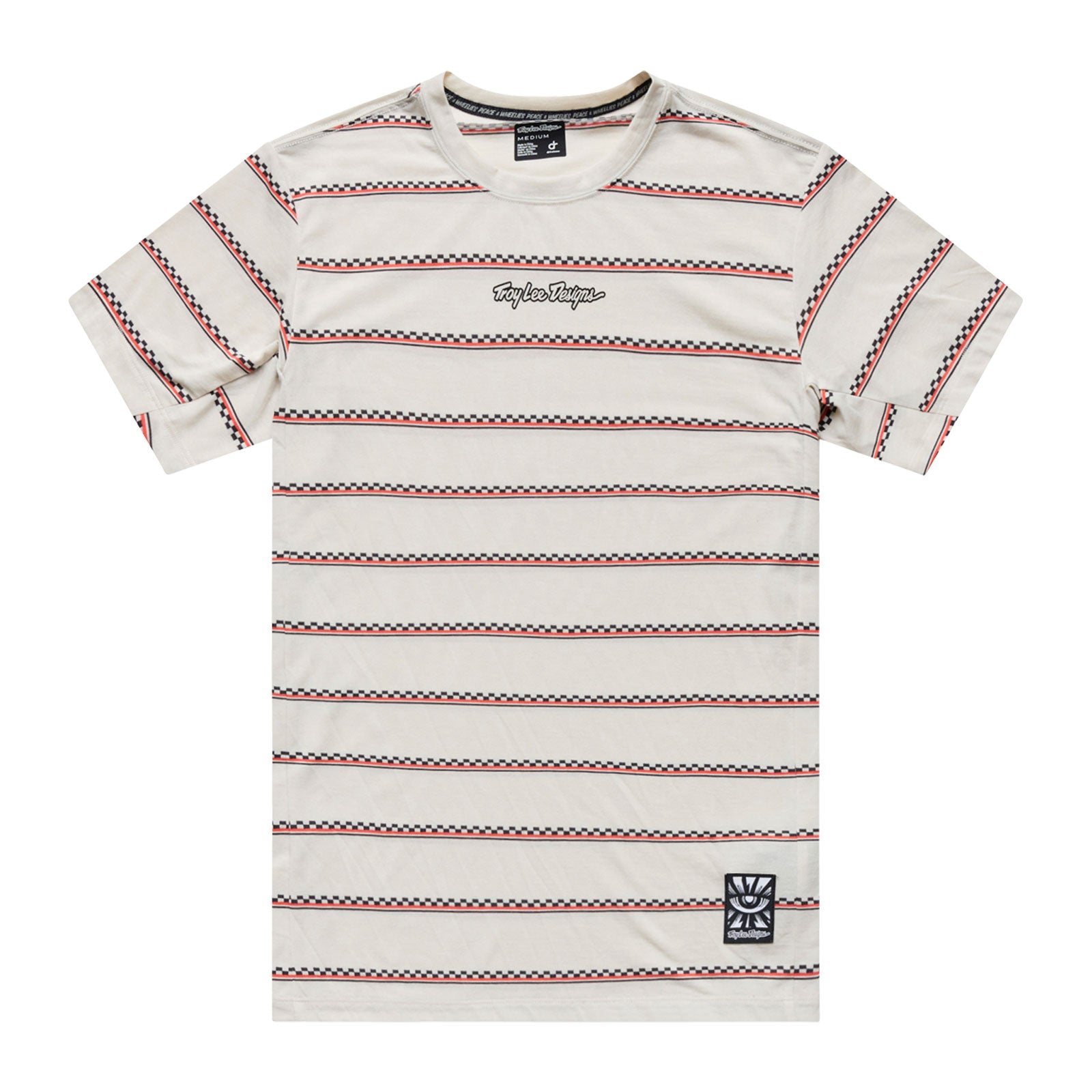 Skyline Ride SS Tee Checked Out Pumice