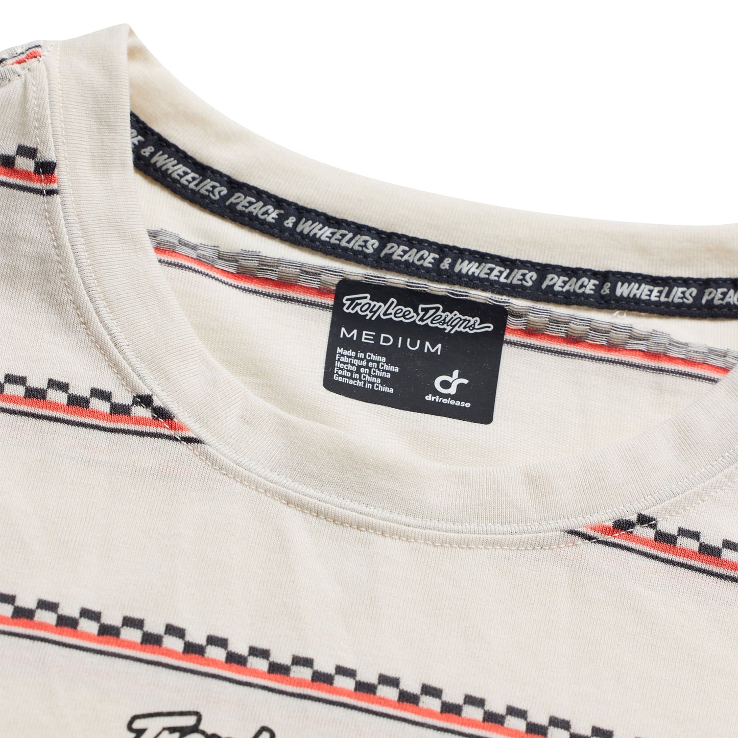 Skyline Ride SS Tee Checked Out Pumice