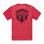 Skyline Ride SS Tee Feathered Ember Red