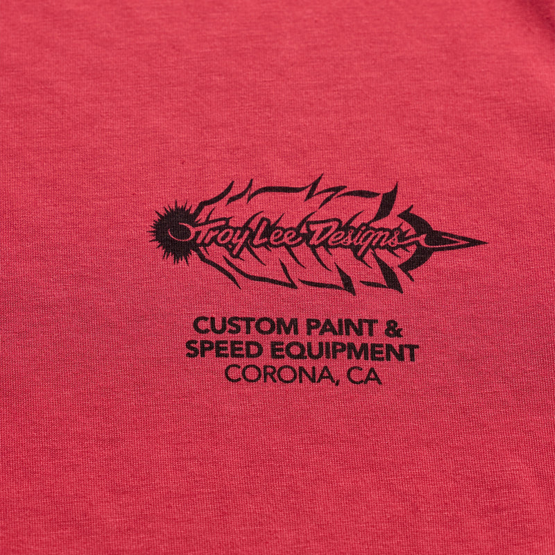 Skyline Ride SS Tee Feathered Ember Red
