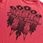 Skyline Ride SS Tee Feathered Ember Red