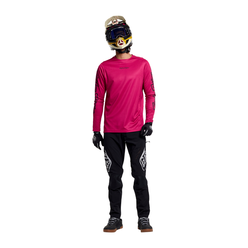 Sprint Pro LS Jersey Mono Fuchsia