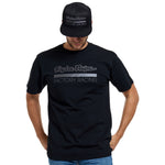 Short Sleeve Tee Troy Lee Designs Factory Racing Black Heather / Gray
