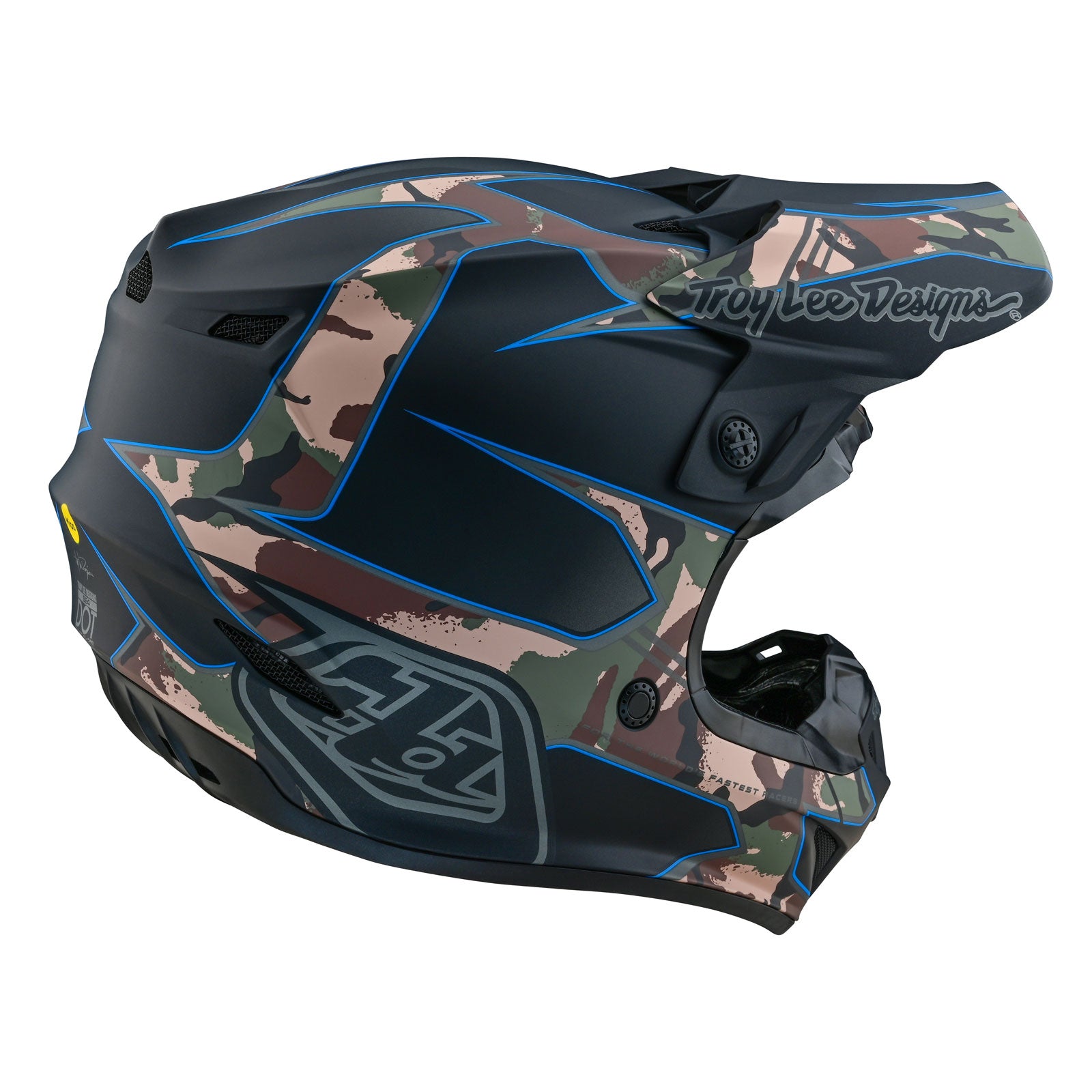 SE4 Polyacrylite Helmet Matrix Camo Black – Troy Lee Designs