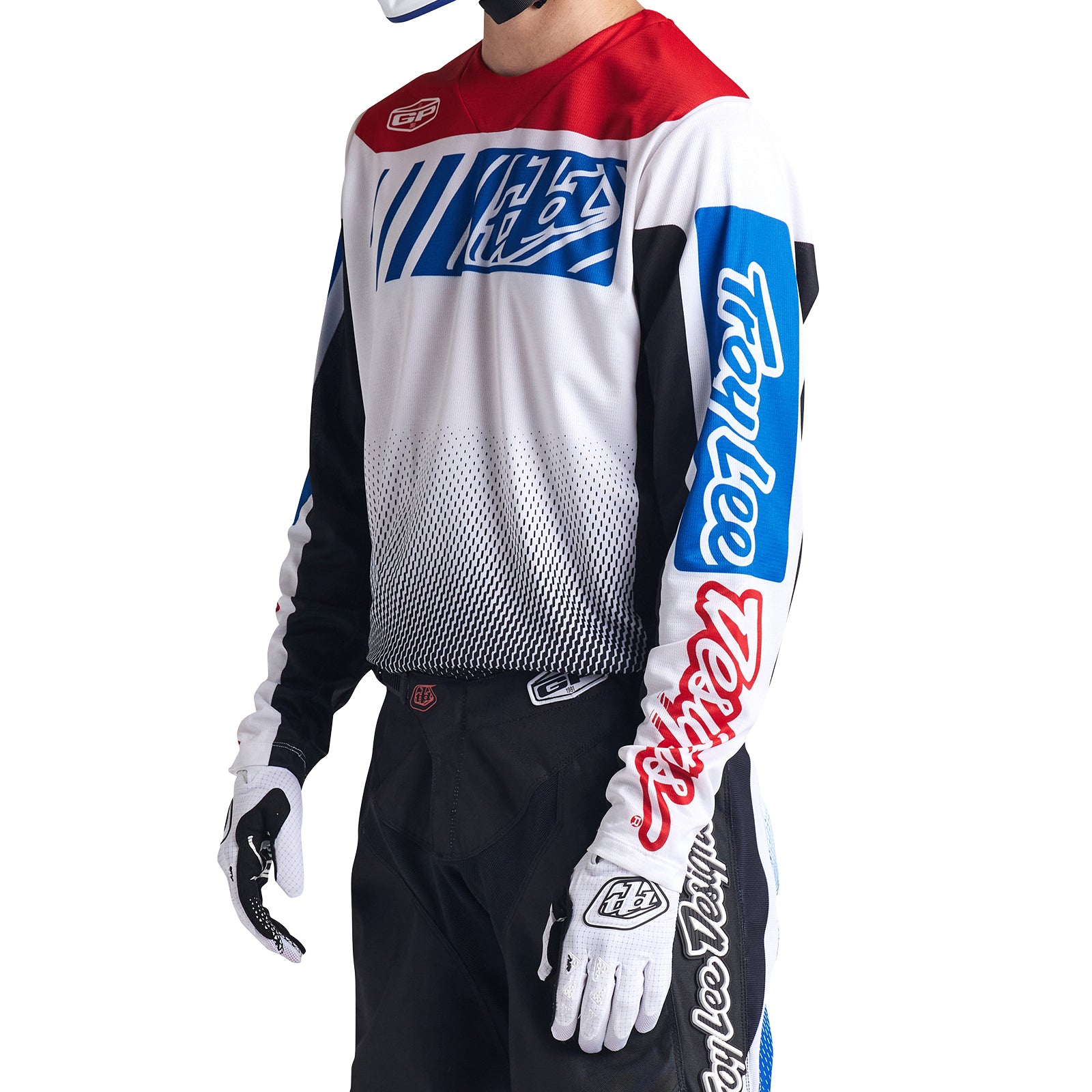 GP Jersey Solid Black / Blue – Troy Lee Designs