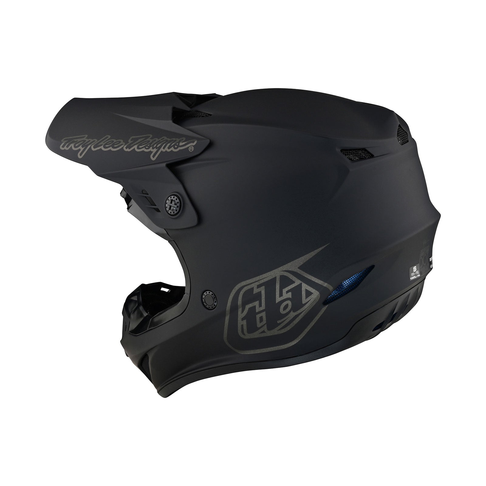 Troy Lee Designs Mens Mono Black GP Helmet-Medium