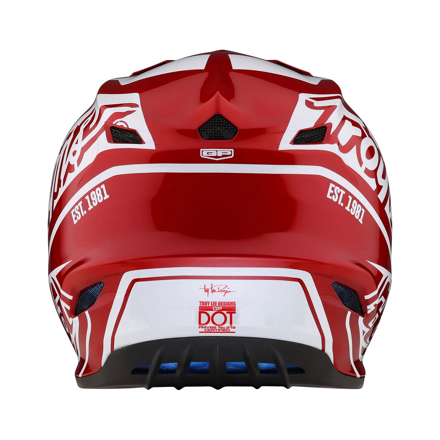 GP Helmet Slice Red / White – Troy Lee Designs