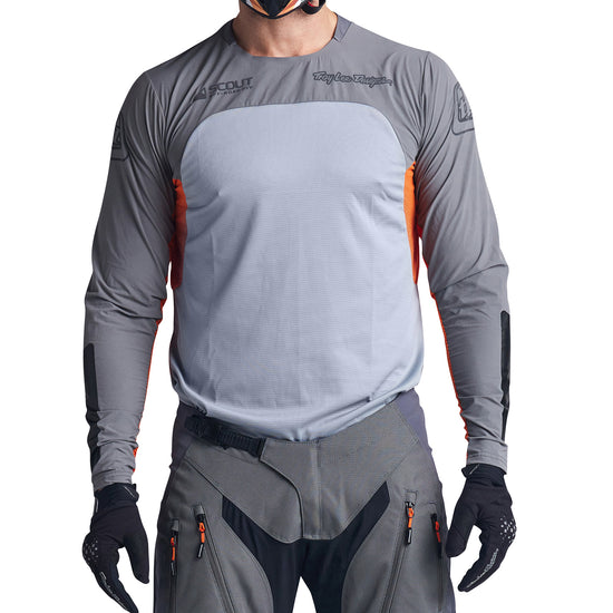 Scout Jersey Crop Flare- Taupe main image 1