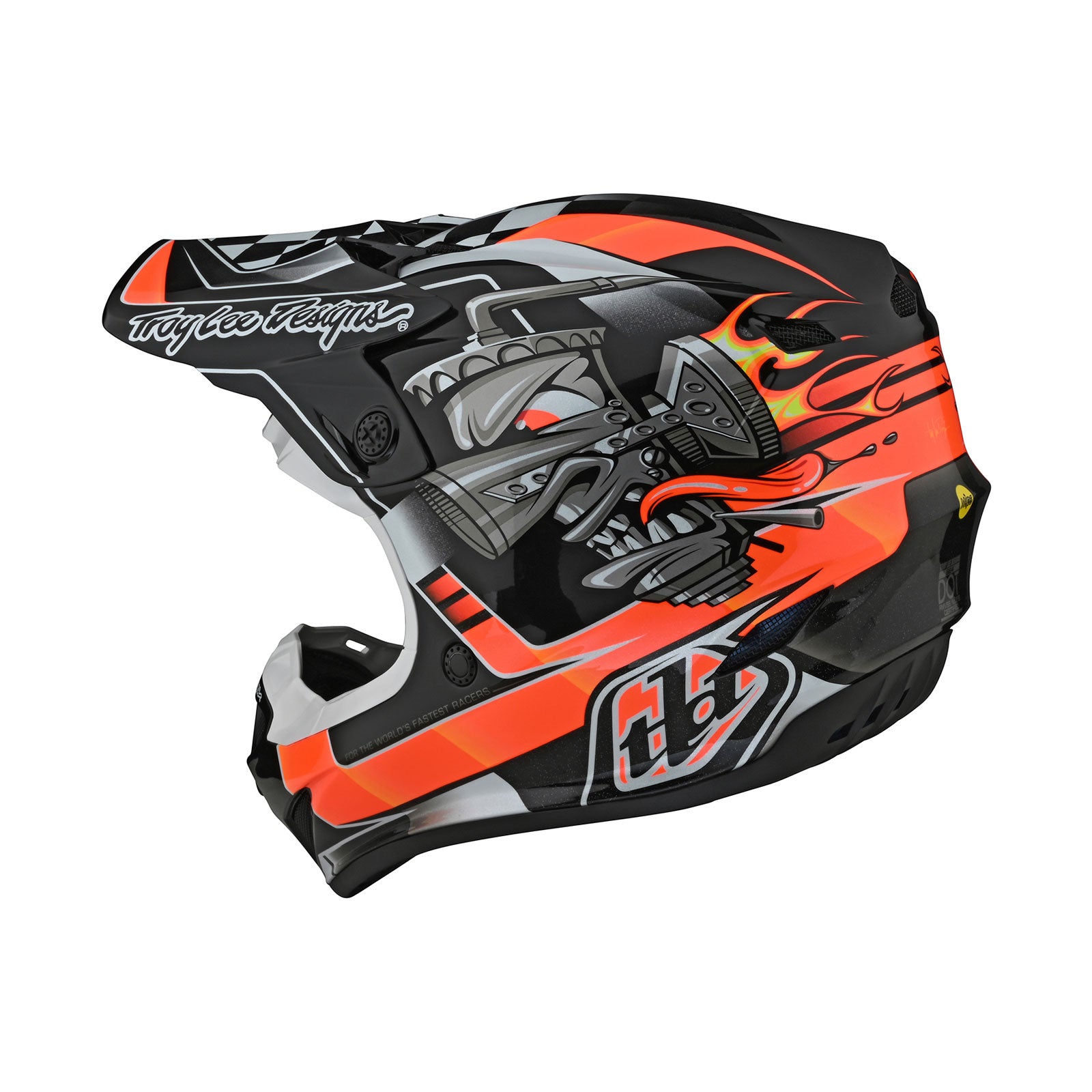 SE4 Polyacrylite Helmet Carb Black – Troy Lee Designs