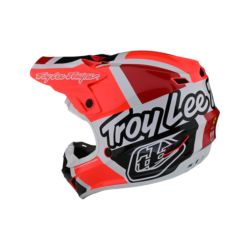 SE4 Polyacrylite Helmet Quattro Red / Charcoal