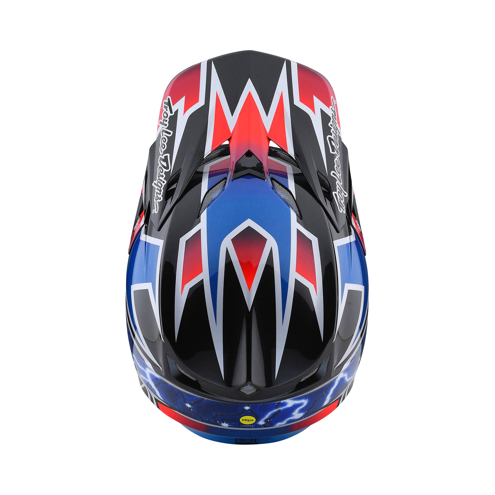 custom blue face motorcycle helmet SE5 Composite Helmet Lightning Blue – Troy Lee Designs