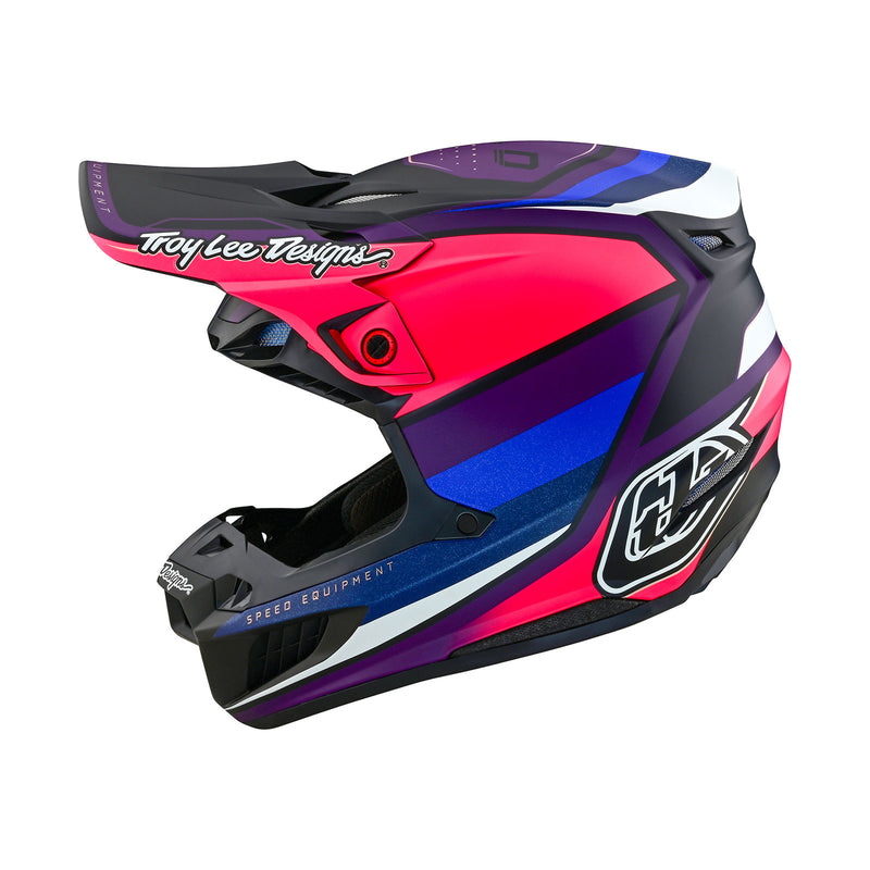 Troy Lee Designs Composite Offroad Helmet Reverb Black/Purple 2X-Large